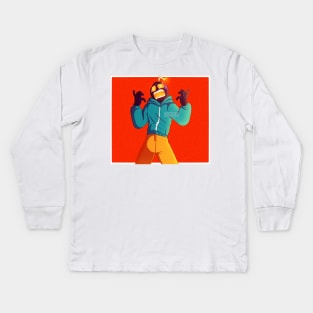 Whitty from FNF - fanart Kids Long Sleeve T-Shirt